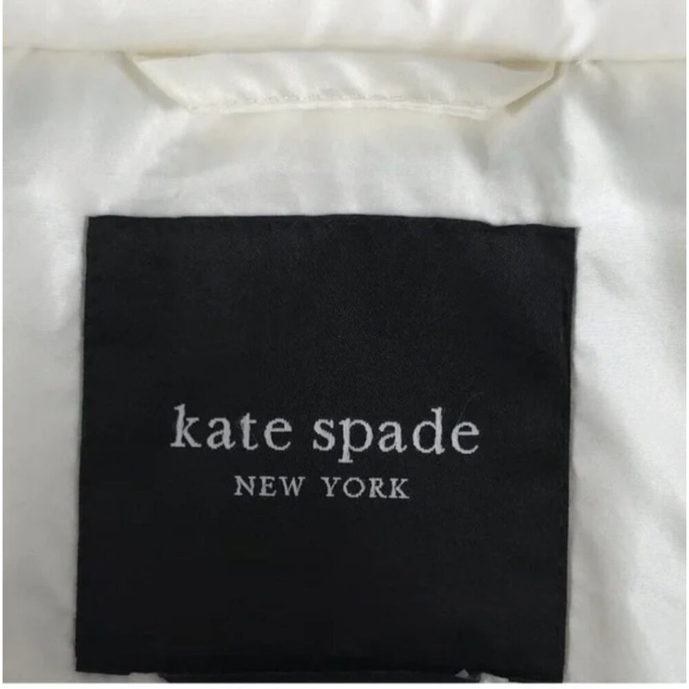NWT KATE SPADE Full Zip Quilted Toasted Peanut VEST KSVK23768L-MA Size S,L, XL,M - Picture 6 of 9